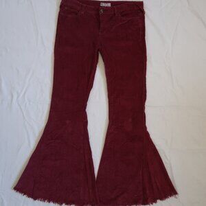 Free People Corduroy Flare/Bell Botton Pants Size 30